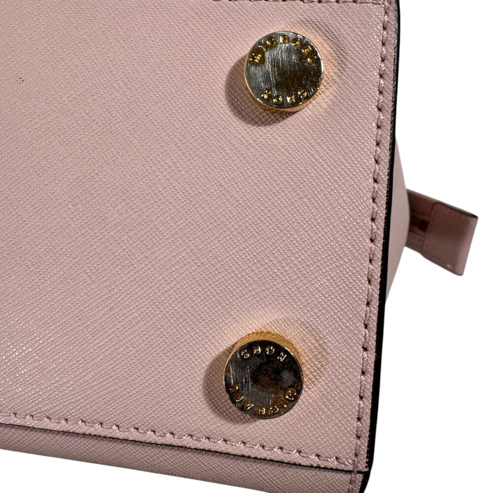 Michael Kors Selma Medium Satchel Blossom Pink Saffiano Crossbody - Picture 12 of 16